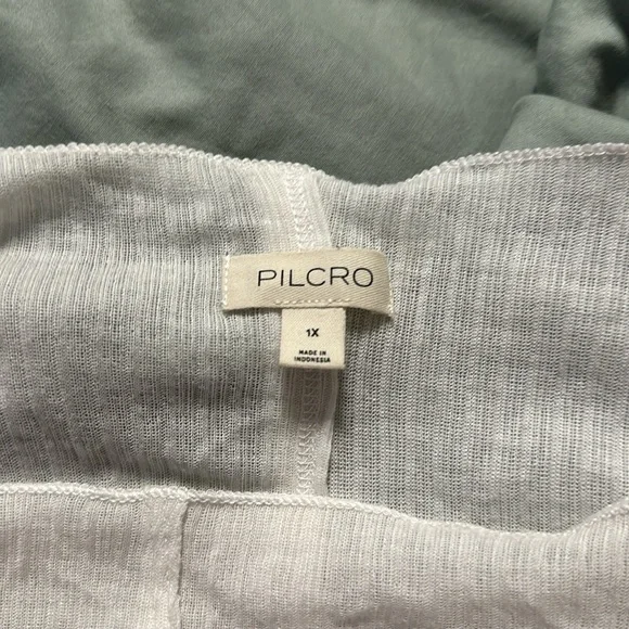 Pilcro Long-Sleeve Sheer Corset Tee - Picture 8 of 8